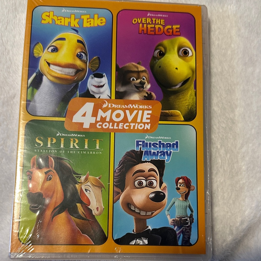 Dreamworks Orange, Blue, Purple & Green 4 Movie Collection